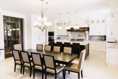 Designs by Santy :: Hillside Estate Dining area view to kitchen
