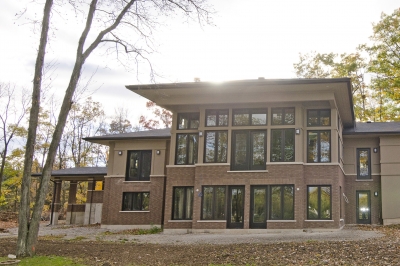 Designs by Santy :: Riverhouse Back elevation with grand windows